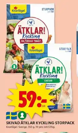 ICA Kvantum Skivad ätklar kyckling storpack erbjuda