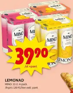ICA Kvantum MINO Lemonad erbjuda