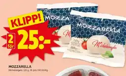ICA Kvantum Mozzarella erbjuda