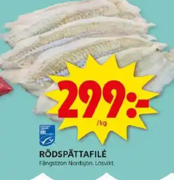 ICA Kvantum Rödspättafilé erbjuda