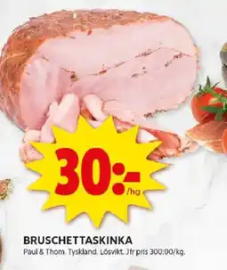 ICA Kvantum Bruschettaskinka erbjuda
