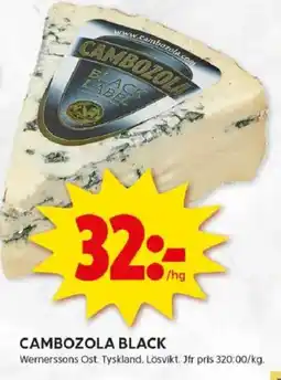 ICA Kvantum Cambozola black erbjuda