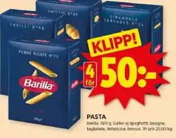 ICA Kvantum BARILLA Pasta erbjuda