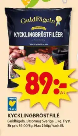 ICA Kvantum Kycklingbröstfilé erbjuda