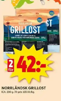 ICA Kvantum ICA Norrländsk grillost erbjuda