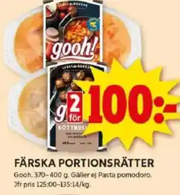 ICA Kvantum GOOH Färska portionsrätter erbjuda