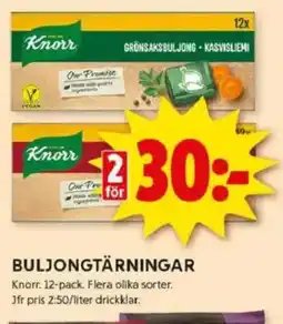 ICA Kvantum KNORR Buljongtärningar erbjuda