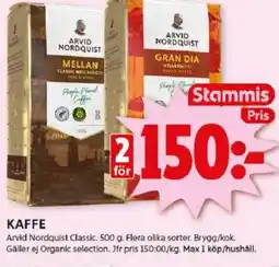 ICA Kvantum Kaffe erbjuda