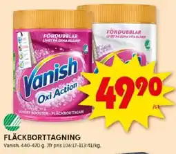ICA Kvantum VANISH Fläckborttagning erbjuda