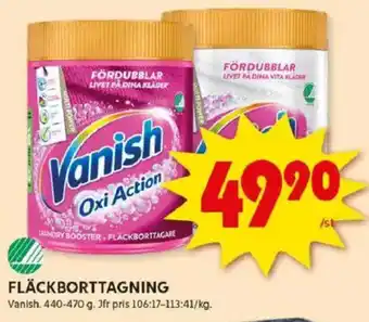 ICA Kvantum VANISH Fläckborttagning erbjuda