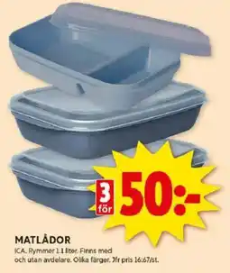 ICA Kvantum ICA Matlådor erbjuda