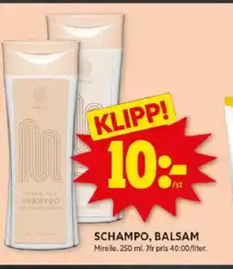 ICA Kvantum Schampo, balsam erbjuda