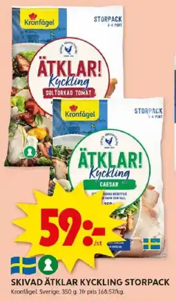 ICA Kvantum Skivad ätklar kyckling storpack erbjuda