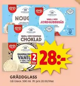 ICA Kvantum Gräddglass erbjuda