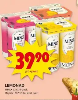 ICA Kvantum MINO Lemonad erbjuda