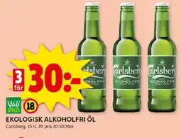 ICA Kvantum CARLSBERG Ekologisk alkoholfri öl erbjuda