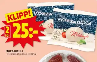 ICA Kvantum Mozzarella erbjuda