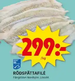 ICA Kvantum Rödspättafilé erbjuda