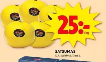 ICA Kvantum ICA Satsumas erbjuda