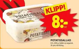 ICA Kvantum ICA Potatissallad erbjuda