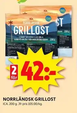 ICA Kvantum ICA Norrländsk grillost erbjuda