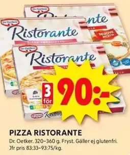 ICA Kvantum DR. OETKER Pizza ristorante erbjuda