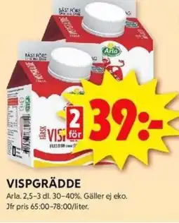 ICA Kvantum ARLA Vispgrädde erbjuda