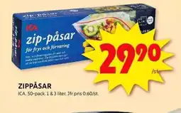 ICA Kvantum Zippåsar erbjuda