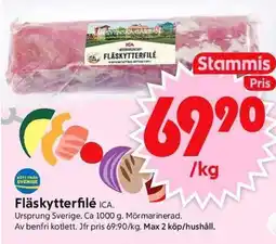 ICA Supermarket ICA Fläskytterfilé erbjuda