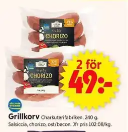 ICA Supermarket Grillkorv erbjuda