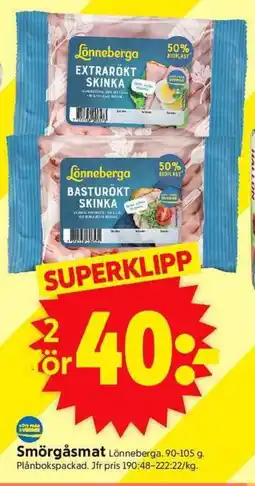 ICA Supermarket Smörgåsmat erbjuda