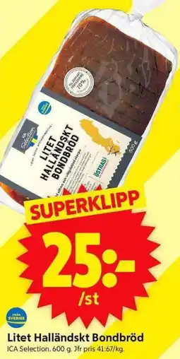 ICA Supermarket ICA Litet halländskt bondbröd erbjuda