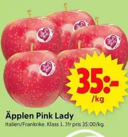 ICA Supermarket Äpplen pink lady erbjuda