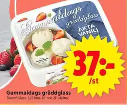 ICA Supermarket Gammaldags gräddglass erbjuda