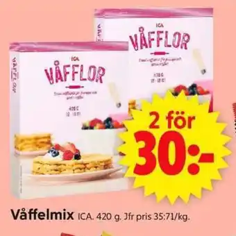 ICA Supermarket ICA Våffelmix erbjuda