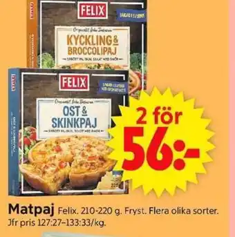 ICA Supermarket FELIX Matpaj erbjuda