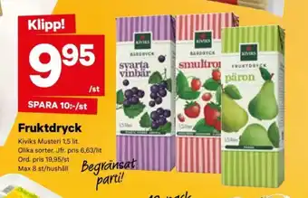 City Gross Fruktdryck erbjuda