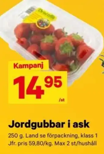 City Gross Jordgubbar i ask erbjuda