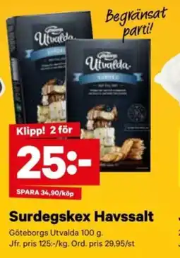 City Gross Surdegskex havssalt erbjuda