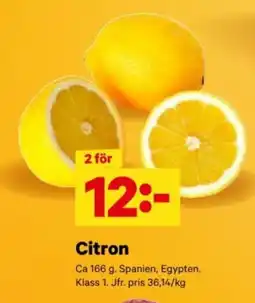 City Gross Citron erbjuda