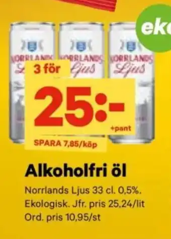 City Gross Alkoholfri öl erbjuda