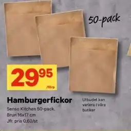 City Gross Hamburgerfickor erbjuda