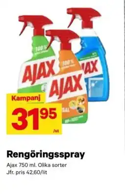 City Gross AJAX Rengöringsspray erbjuda