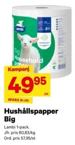 City Gross Hushållspapper big erbjuda