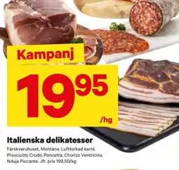City Gross Italienska delikatesser erbjuda