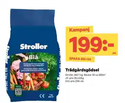 City Gross STROLLER Trädgårdsgödsel erbjuda