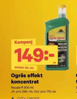 City Gross Ogräs effekt koncentrat erbjuda