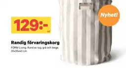 City Gross Randig förvaringskorg erbjuda