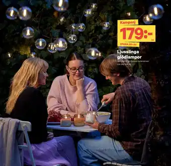 City Gross Ljusslinga glödlampor erbjuda