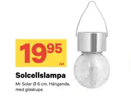 City Gross Solcellslampa erbjuda